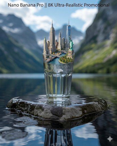 3D Miniature Diorama of New York City — AI image prompt sample