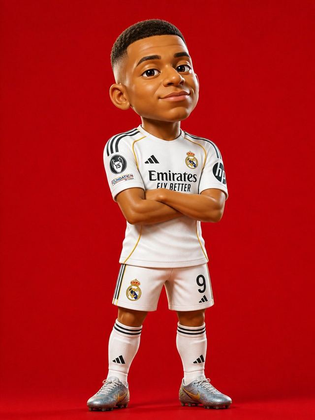 3D Stylized Soccer Player — AI image prompt sample