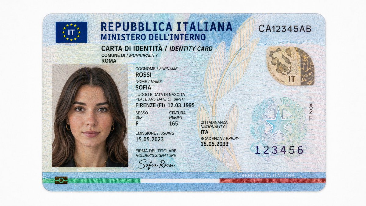 Canadian Citizenship Card Mockup Prompt — AI image prompt sample