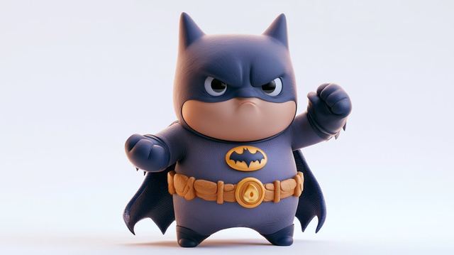 Chunky Cinematic Pop Culture Character — AI image prompt sample