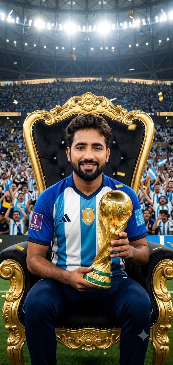 FIFA World Cup Victory Throne — AI image prompt sample