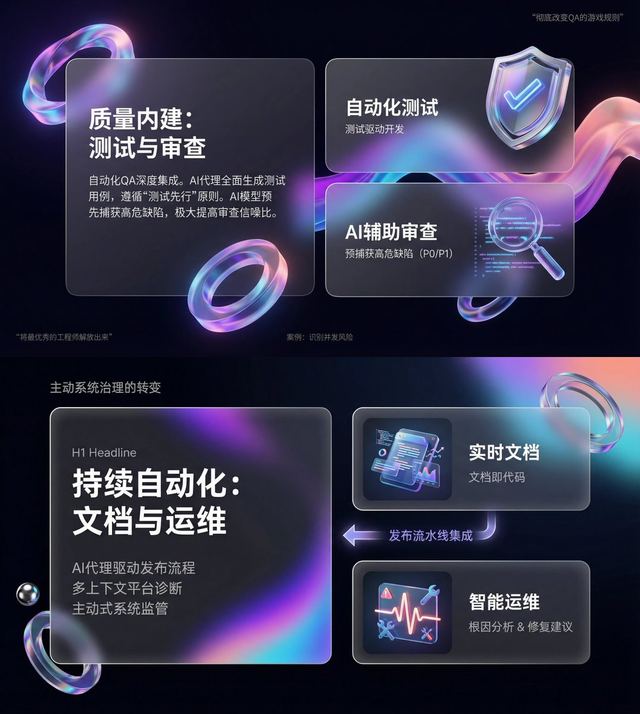Glassmorphism SaaS-style PPT design prompt for Nano Banana Pro — AI image prompt sample