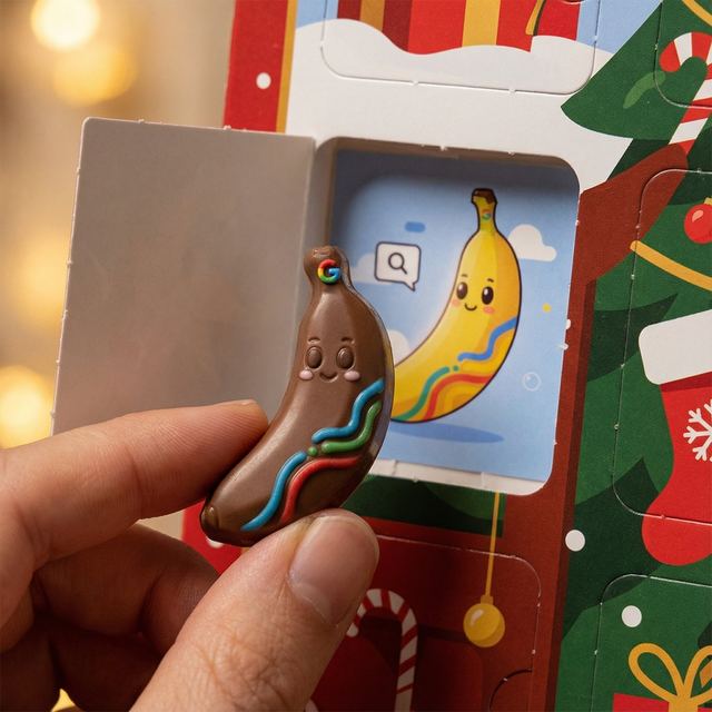 Miniature Chocolate from Advent Calendar — AI image prompt sample