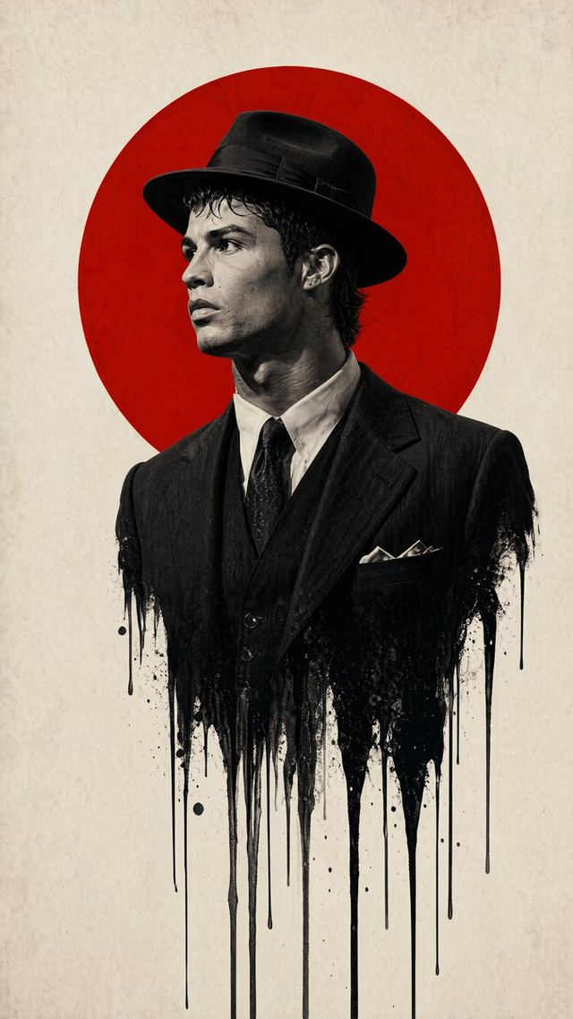 Minimalist Film Noir Poster — AI image prompt sample