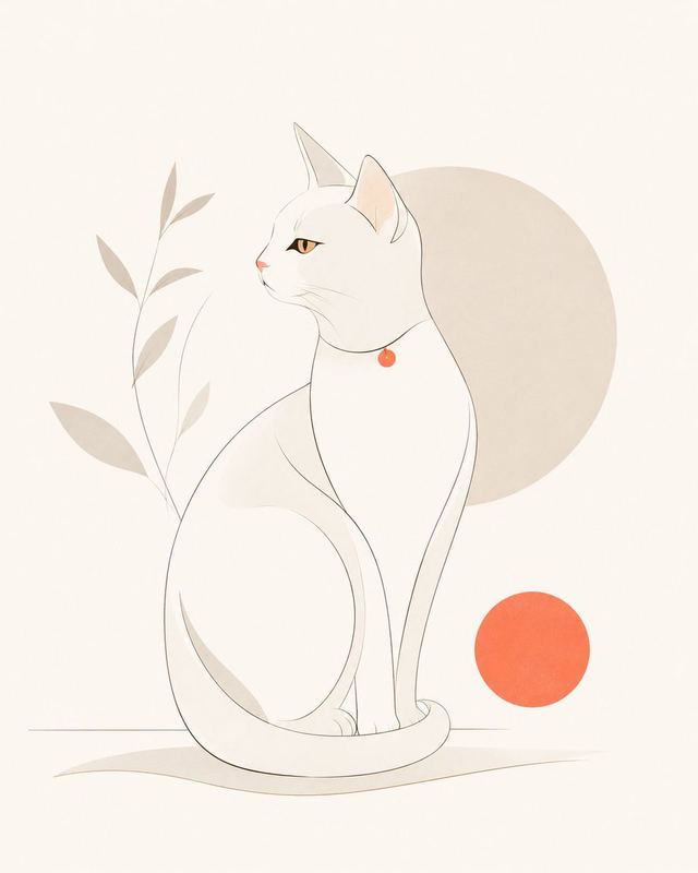 Minimalist Modern Magazine Illustration Style — AI image prompt sample