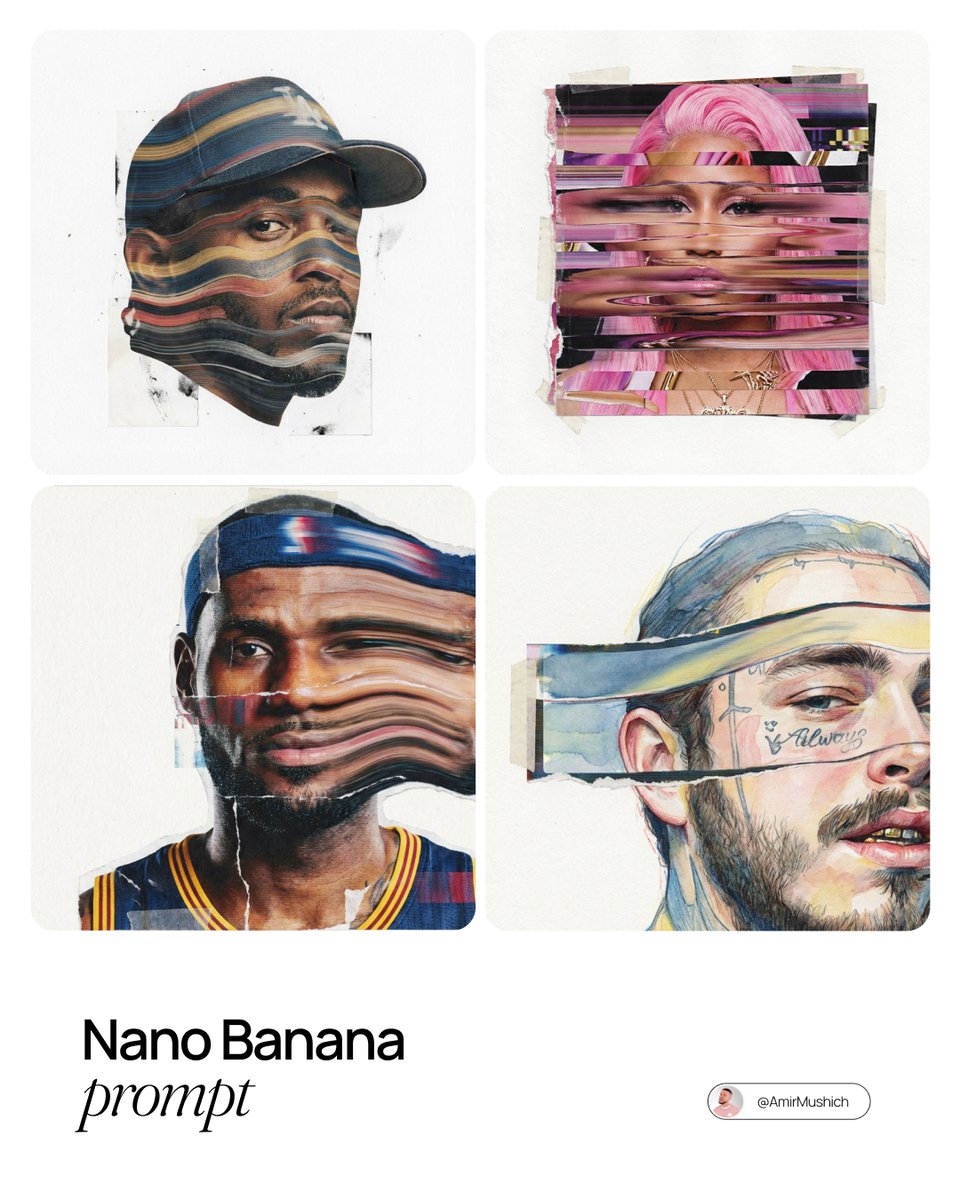 Mixed-Media Collage Posters Prompt — AI image prompt sample