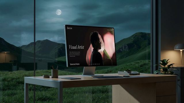 Mockup generation prompt for screen replacement — AI image prompt sample