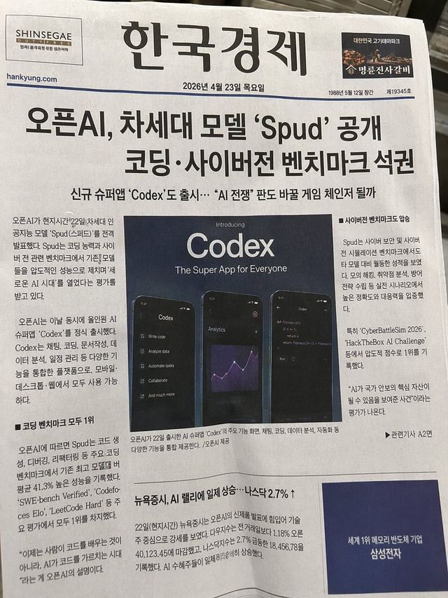 Photorealistic Korean Newspaper Front Page — AI image prompt sample