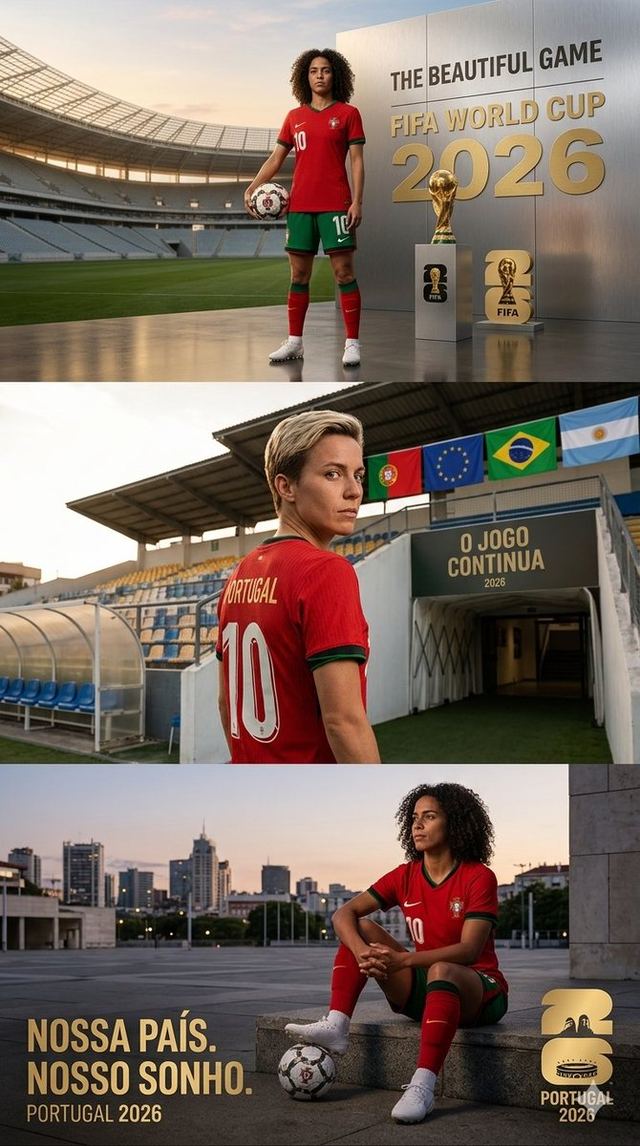 Portugal World Cup 2026 poster — AI image prompt sample