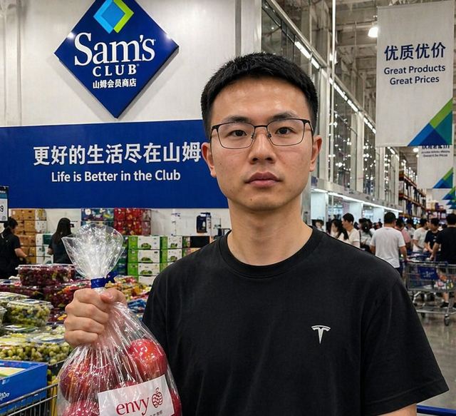 Realistic Sam's Club Shopping Snapshot — AI image prompt sample