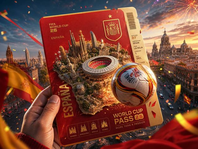Spain World Cup Travel Pass Poster — AI image prompt sample