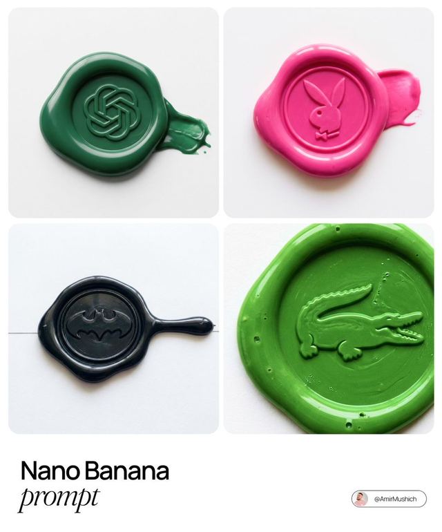 Tactile Wax Seal Logos — AI image prompt sample