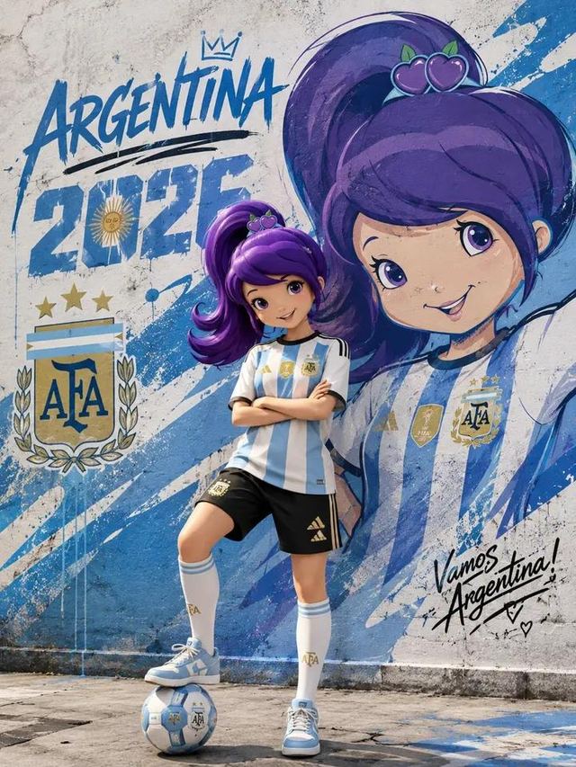 Urban Graffiti Football Poster — AI image prompt sample