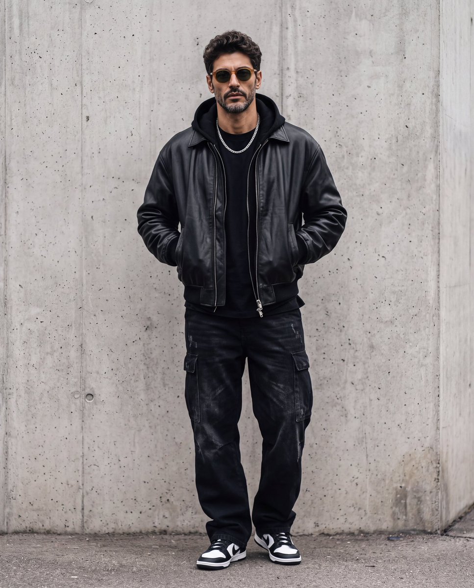 Urban Luxury Streetwear Portrait — AI image prompt sample