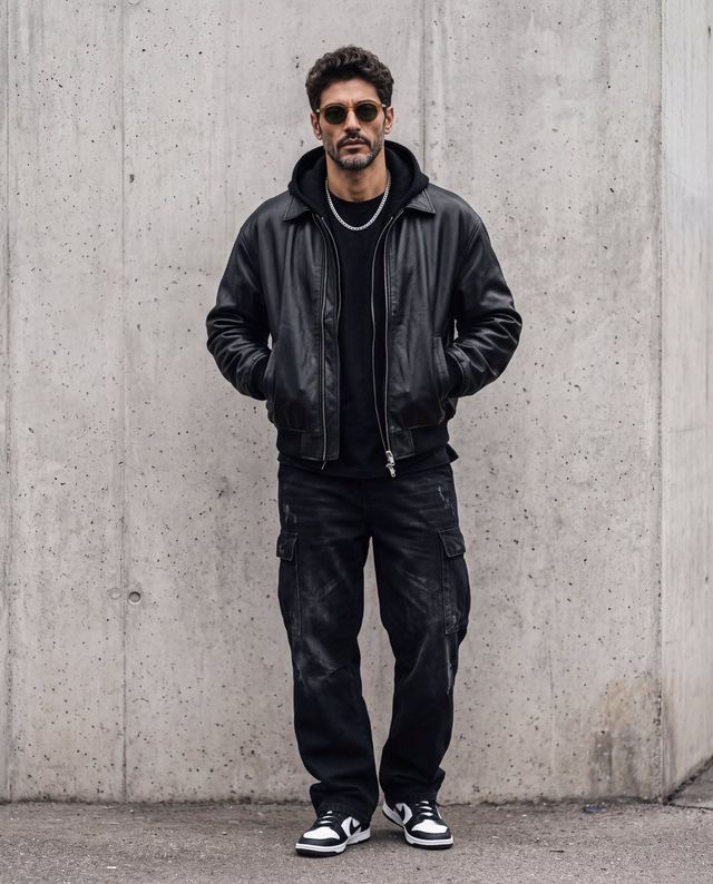 Urban Luxury Streetwear Portrait — AI image prompt sample