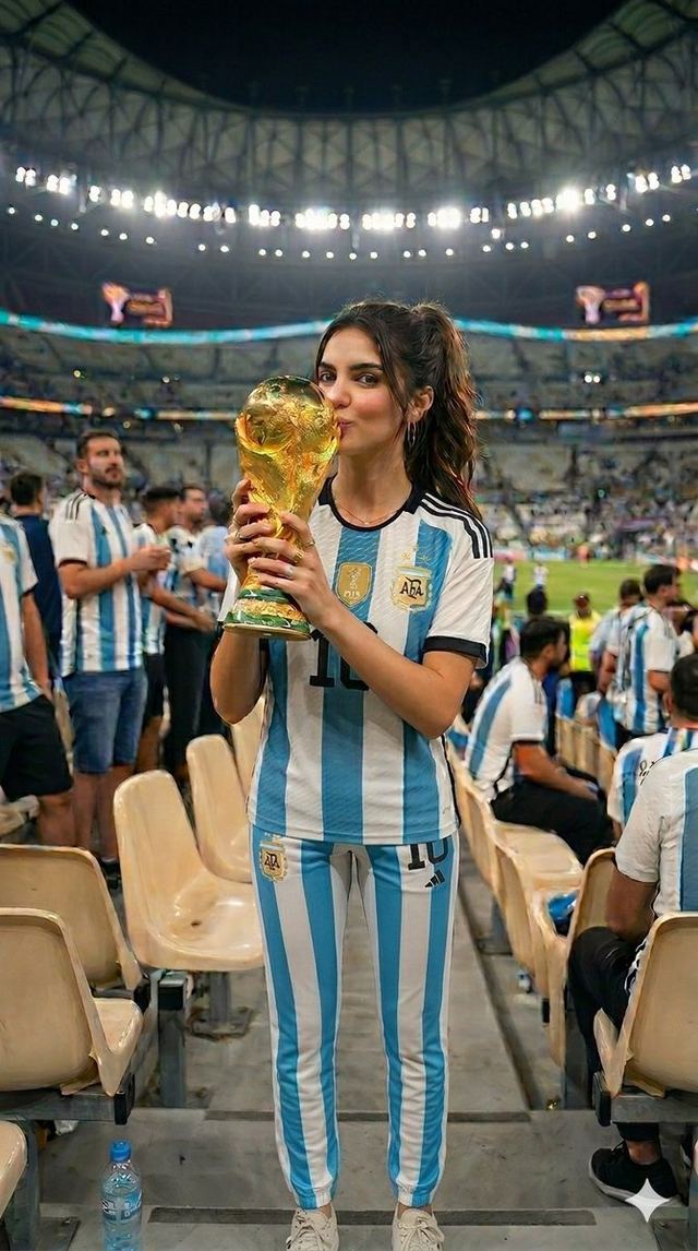 World Cup Victory Portrait — AI image prompt sample