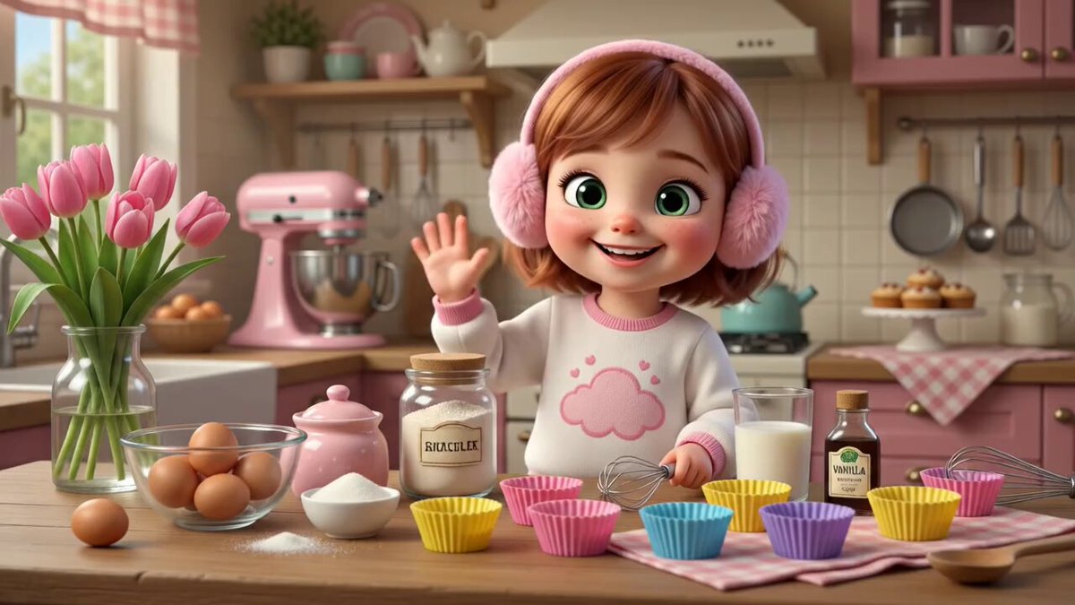 3D Bakery Animation Sequence — AI video prompt sample