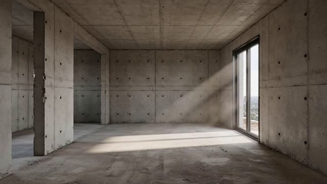 Architectural Space Renovation Timelapse — AI video prompt sample