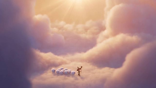 Cloud Herder Pixar Animation — AI video prompt sample