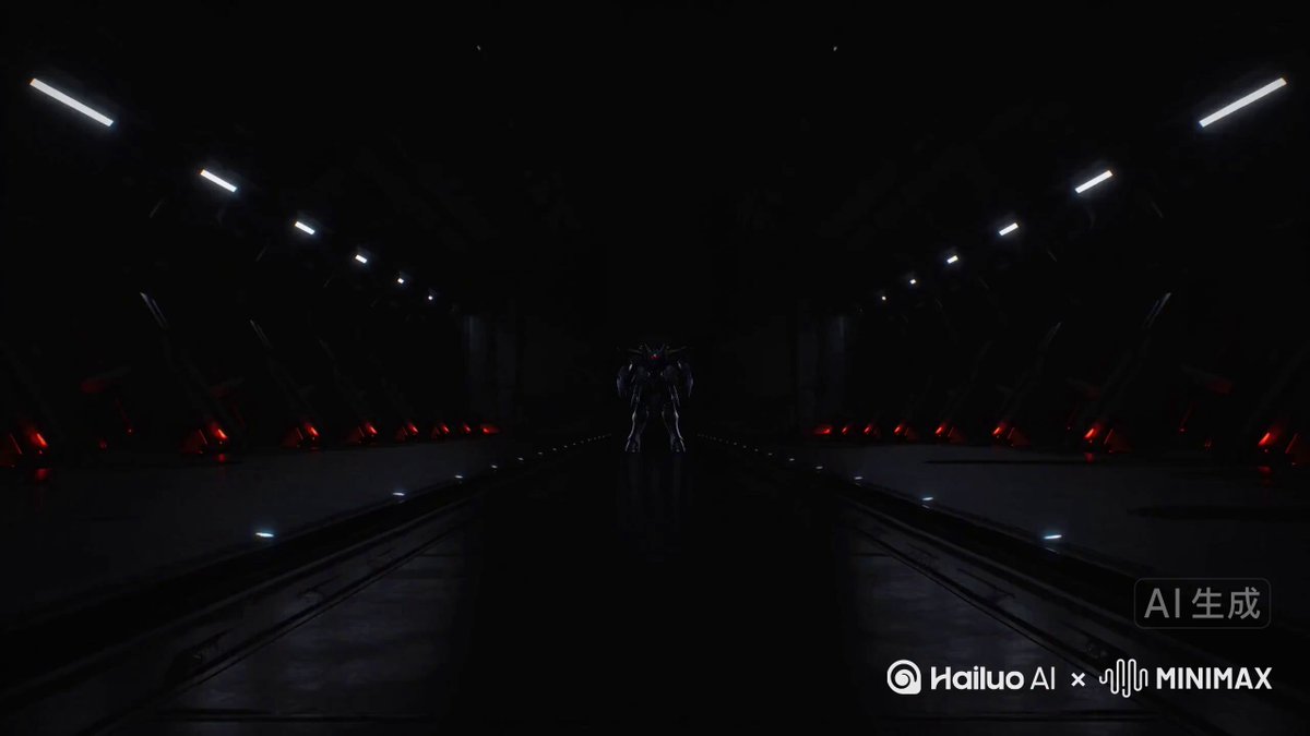 Mecha Front Commercial Ad — AI video prompt sample