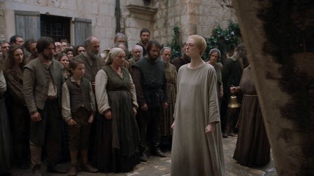 Medieval Shame Walk Sequence — AI video prompt sample