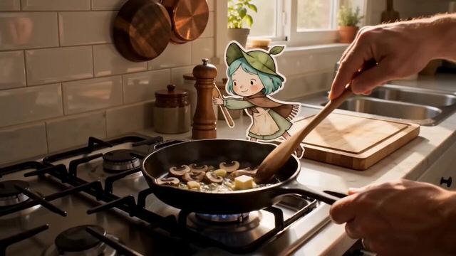 Mixed Reality Anime Sticker Cooking — AI video prompt sample