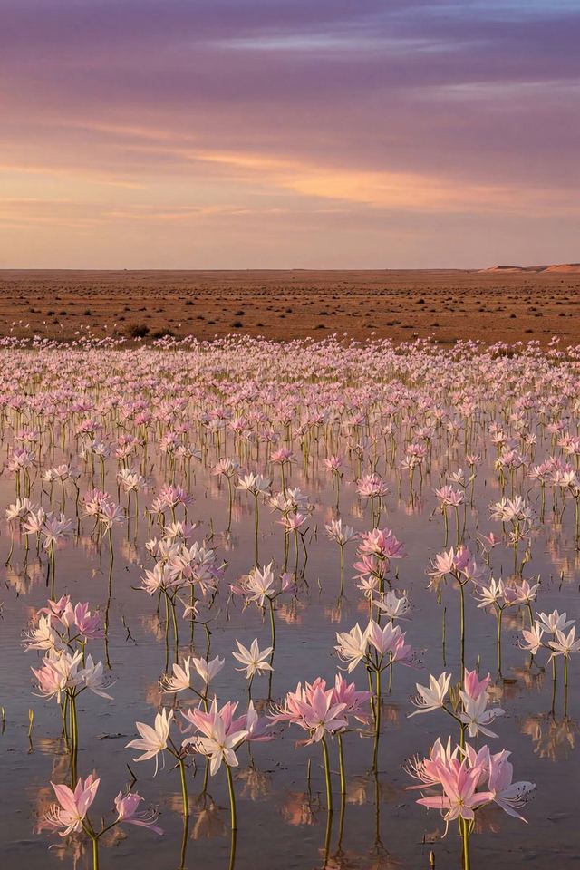 Namibia's Lilies Answer the Sun — AI video prompt sample