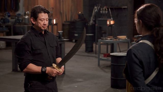 Reality TV Bladesmith Competition Segment — AI video prompt sample