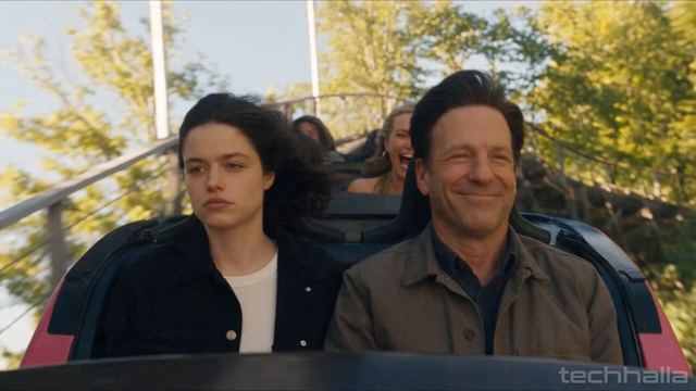 Roller Coaster Wig Mishap Cinematic Scene — AI video prompt sample