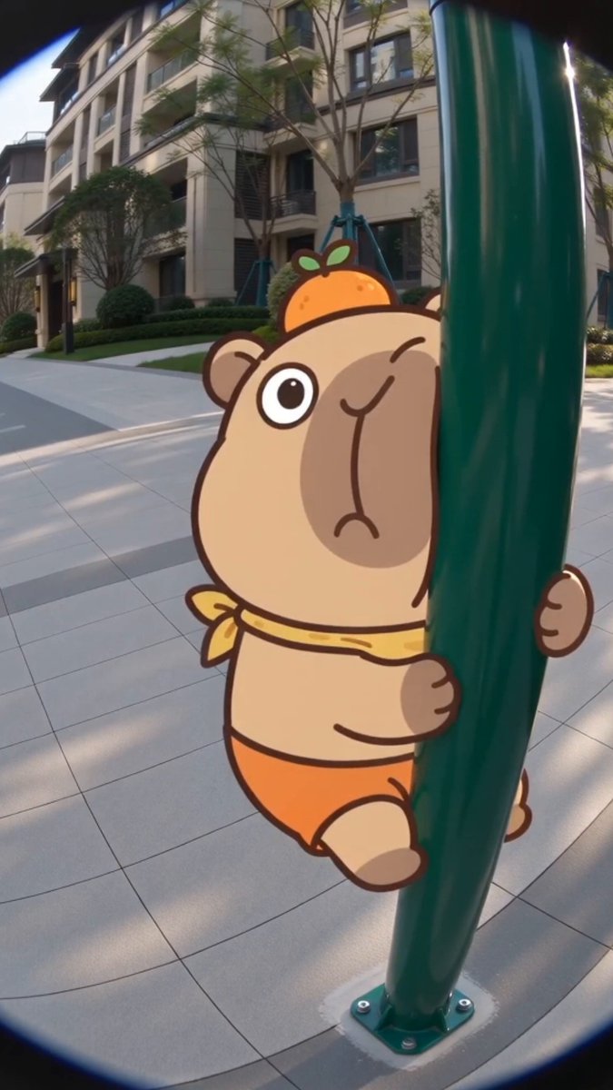 Seedance 2.0 Capybara Lulu Fisheye Interaction — AI video prompt sample