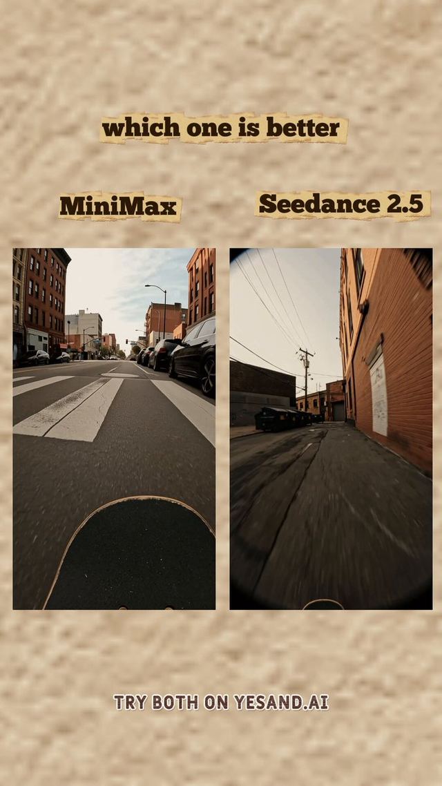Skateboarding City Streets POV — AI video prompt sample