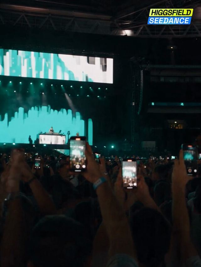Stadium Rap Performance POV — AI video prompt sample