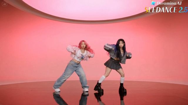 Ultra-realistic K-pop music video choreography — AI video prompt sample